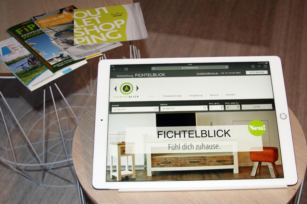Ferienwohnung Fichtelblick Schonwald  Ngoại thất bức ảnh